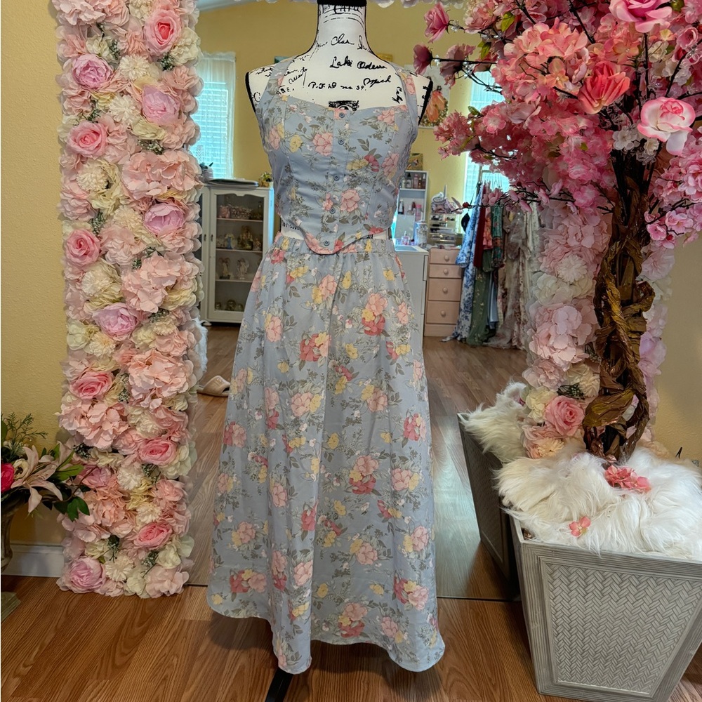 Top and skirt set